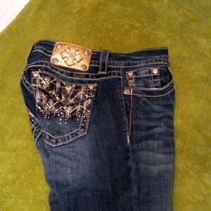 womens dark wash jeans Miss Me brand jeans. Worn couple of times.